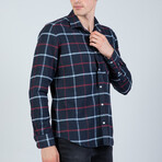Christopher Button Up Shirt // Navy (XL)