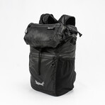 Ultima 22 // Packable Backpack + Detachable Hip Pack // Black