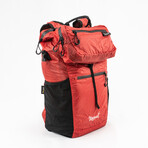 Ultima 22 // Packable Backpack + Detachable Hip Pack // Red