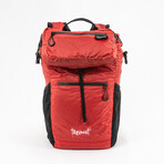 Ultima 22 // Packable Backpack + Detachable Hip Pack // Red