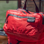 Ultima 22 // Packable Backpack + Detachable Hip Pack // Red