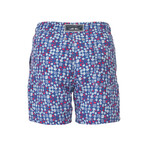 Clam Swim Shorts // Navy Blue (X-Small)