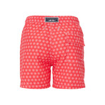 Sea Horse Swim Shorts // Red (X-Small)