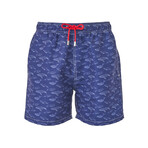 Open Waters Swim Shorts // Navy Blue (X-Small)