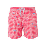 Origamix Swim Shorts // Pink (X-Small)