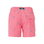 Origamix Swim Shorts // Pink (X-Small)