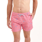 Origamix Swim Shorts // Pink (X-Small)