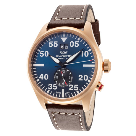 Glycine Airpilot Dual Time Quartz // GL0369