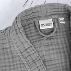 Kimono Muslin Bathrobe // Gray (Small/Medium)