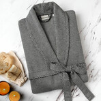 Lycian Peshtemal Bathrobe // Black (Small/Medium)