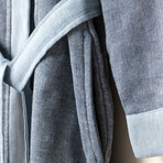 Lycian Peshtemal Bathrobe // Jean Blue (Small/Medium)