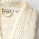 Kimono Muslin Bathrobe // Off White (Small/Medium)