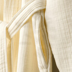 Kimono Muslin Bathrobe // Off White (Small/Medium)
