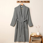 Lycian Peshtemal Bathrobe // Black (Small/Medium)