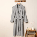 Lycian Peshtemal Bathrobe // Gray (Small/Medium)