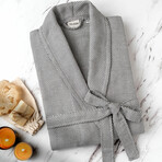 Lycian Peshtemal Bathrobe // Gray (Small/Medium)