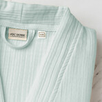 Kimono Muslin Bathrobe // Mint (Small/Medium)