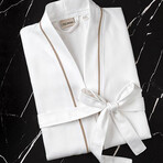 Aura Bathrobe // Off White (Small/Medium)