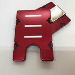 Aluminum Wallet // Red