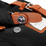 Biten Backpack // Black + Brown