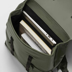 Splash Backpack // Olive + Brown