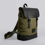 Praper Backpack // Olive + Brown
