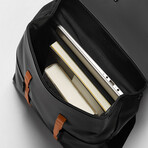 Splash Backpack // Black + Brown