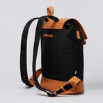 Praper Backpack // Black + Brown