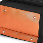 Biten Backpack // Black + Brown