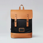 Praper Backpack // Black + Brown