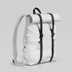 Splash Backpack // White + Black