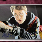 Daniel Radcliffe // Signed "Harry Potter" 8x10 Photo  w/ Wand // Framed