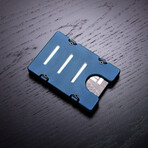 Aluminum Wallet // Blue