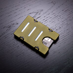 Aluminum Wallet // Green