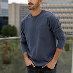 Brice Long Sleeve // Navy (Large)