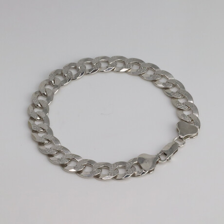 Sterling Silver Mega Cuban Link Chain Bracelet // 9.5mm // 8"