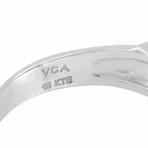 Van Cleef & Arpels // 18K White Gold + Diamond Ring // Ring Size: 5.25 // Estate