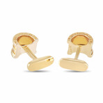 Bulgari // B.Zero1 18K Yellow Gold Cufflinks // Estate