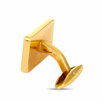 Chopard // 18K Yellow Gold Diamond Cufflinks // Estate