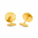 Piaget // 18K Yellow Gold Round Cufflinks // Estate