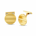 Piaget // 18K Yellow Gold Round Cufflinks // Estate