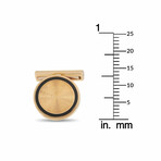 Van Cleef & Arpels // 18K Yellow Gold Enameled Cufflinks // Estate