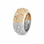 Chanel // Day Night 18K Yellow Gold + 18K White Gold Diamond + Sapphire Ring // Ring Size: 5.5 // Estate