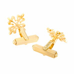 Patek Philippe // Calatrava 18K Yellow Gold Cufflinks // Estate