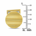 Piaget // 18K Yellow Gold Round Cufflinks // Estate