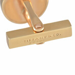Tiffany & Co. // 14K Yellow Gold Onyx Cufflinks // Estate