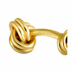 Tiffany & Co. // 14K Yellow Gold Knotted Cufflinks // Estate