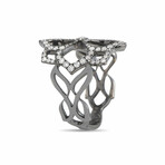 Messika // Rhodium-Plated 18K White Gold + Diamond Ring // Ring Size: 6.75 // Estate
