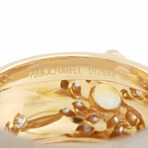 Chanel // Day Night 18K Yellow Gold + 18K White Gold Diamond + Sapphire Ring // Ring Size: 5.5 // Estate