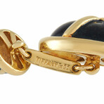 Tiffany & Co. // Tiffany 18K Yellow Gold Enamel Cufflinks // Estate